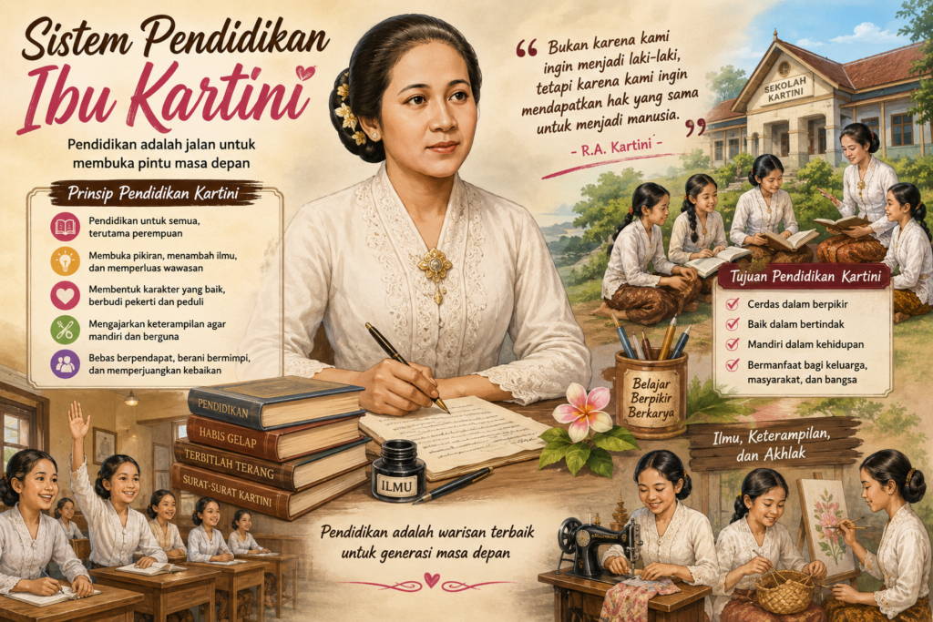 Sistem Pendidikan Ibu Kartini: Ketika Pendidikan Perempuan Mulai Berani Membuka Pintu