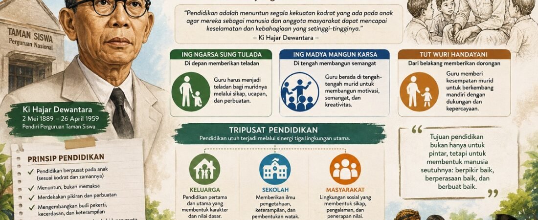 Sistem Pendidikan Ki Hajar Dewantara: Pendidikan yang Memerdekakan Manusia